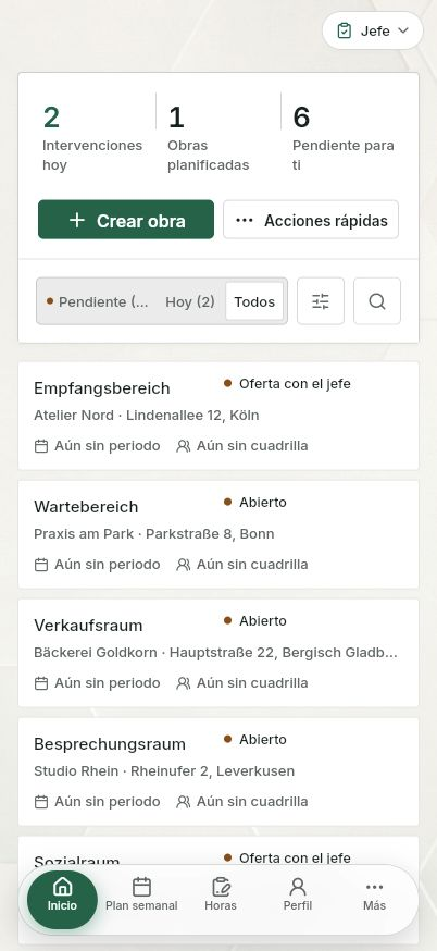 QuickQuote: planificador gratuito en un smartphone