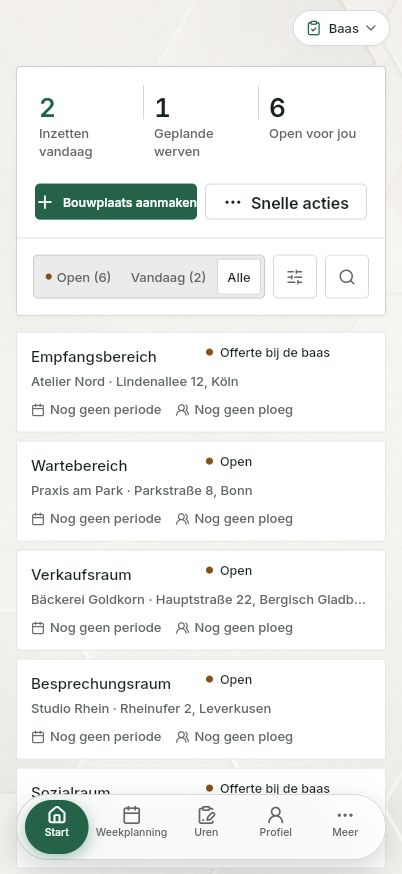 QuickQuote: gratis planner op een smartphone