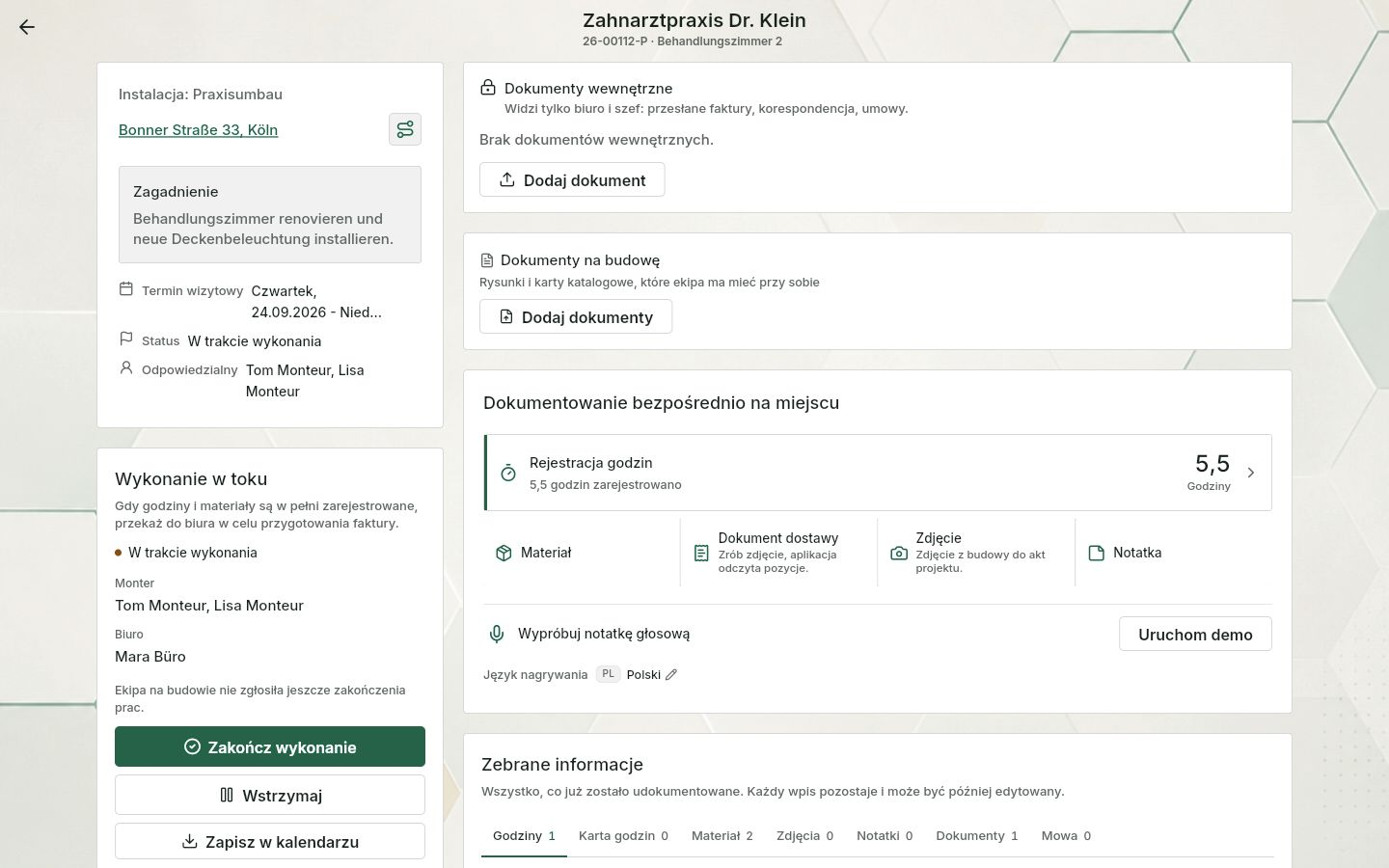 QuickQuote: Przegląd projektu z kolejnymi krokami
