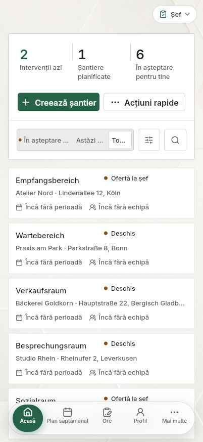 QuickQuote: Planificatorul gratuit pe un smartphone