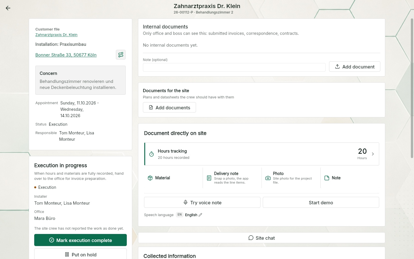 QuickQuote: Project overview with the next steps
